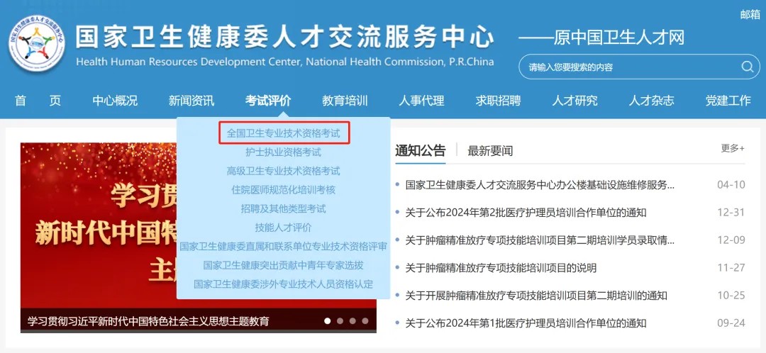 全国卫生专业技术资格考试查分